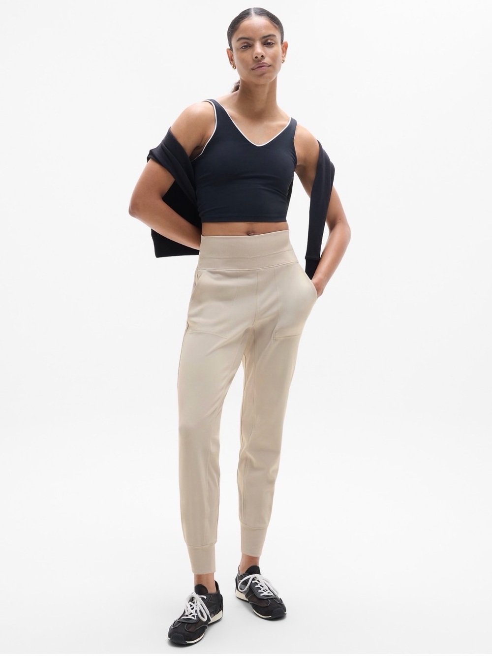 Athleta Venice High Rise Joggers - Abalone - XS